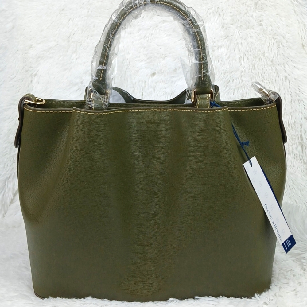 Dooney & Bourke Saffiano Brenna Satchel - Picture 2 of 10
